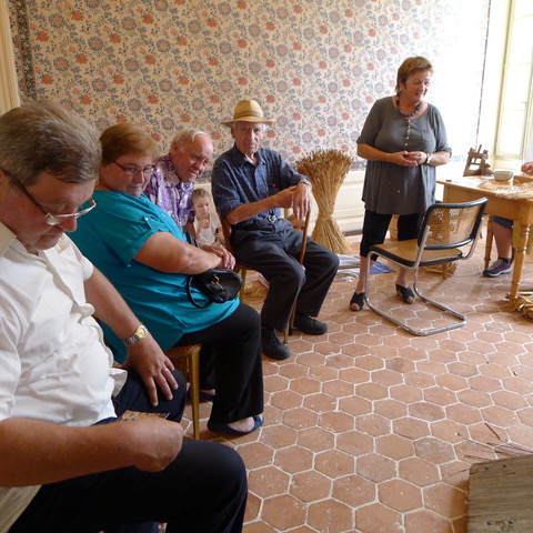 Atelier de paille de Dirlaret avec Danuta Mülhauser