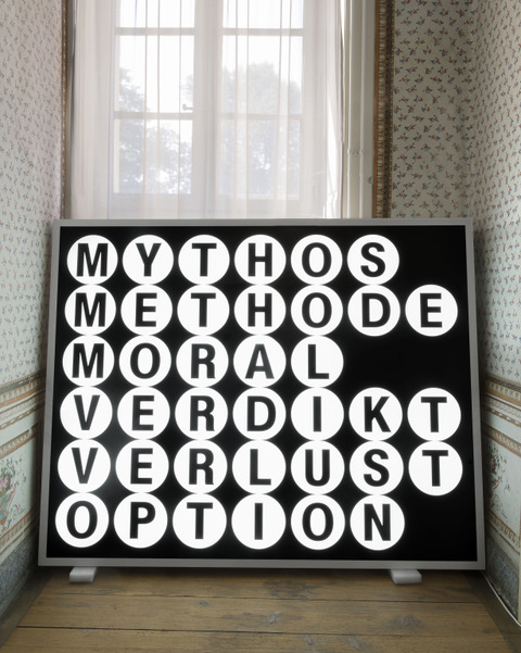 Alex Hanimann. Ohne Titel (Mythos), 2012. Lightbox