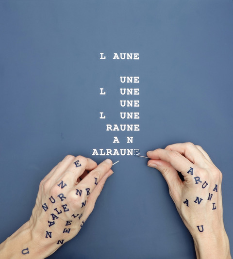Calligramme ALRAUNE de Judith Albert, 2015
