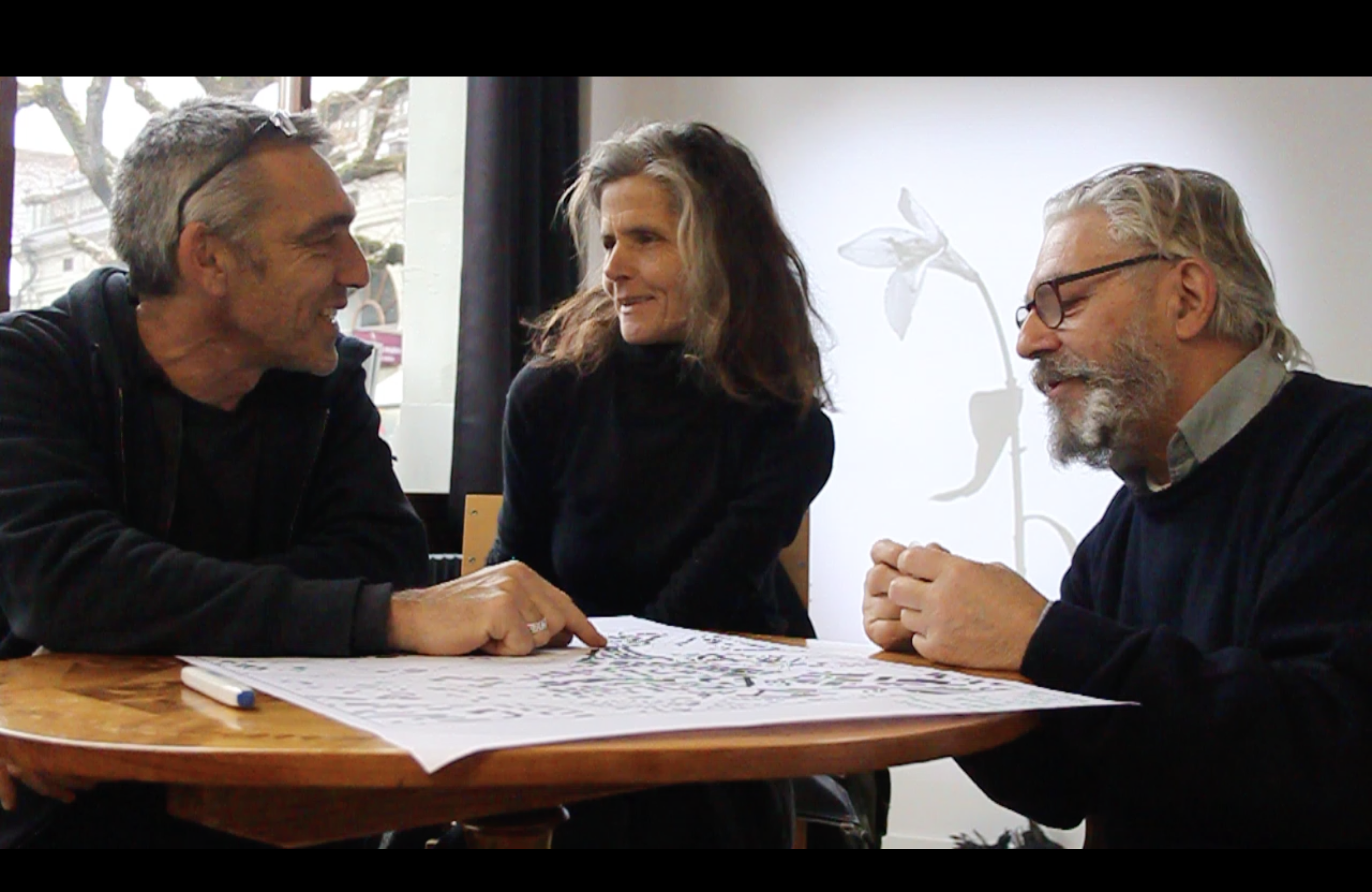 Gilles et Gisela Coursin et Jean-Michel Robert - les cultures du Bourg