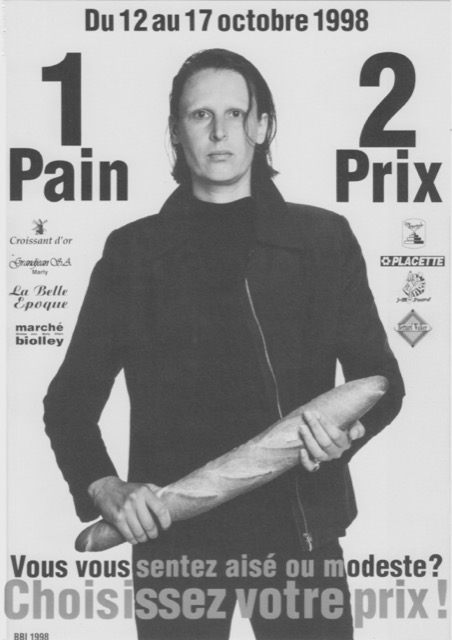 Jean-Damien Fleury. 1 pain - 2 prix, Fribourg, Belluard, 1998